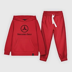 Костюм хлопковый детский Logo Mercedes-Benz, цвет: красный