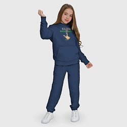 Костюм хлопковый детский GUSSI Fashion, цвет: тёмно-синий — фото 2