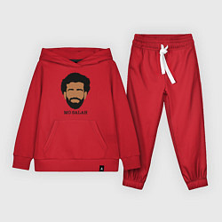 Костюм хлопковый детский Mo Salah Liverpool, цвет: красный