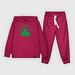 Костюм хлопковый детский Basketball - Celtics, цвет: маджента