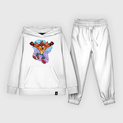 Костюм хлопковый детский Crash Bandicoot - Its About Time, цвет: белый