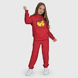 Костюм хлопковый детский Wu-Tang Is For The Children, цвет: красный — фото 2