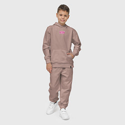 Костюм хлопковый детский Arson ver 2 j-hope BTS, цвет: пыльно-розовый — фото 2