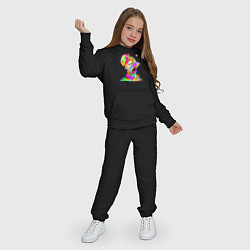 Костюм хлопковый детский Гомер Симпсон - стилизация - color, цвет: черный — фото 2
