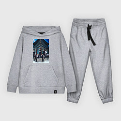 Костюм хлопковый детский Stray Kids Thunderous, цвет: меланж