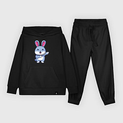 Костюм хлопковый детский Bunny Dab, цвет: черный