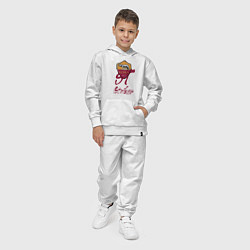 Костюм хлопковый детский Roma -Italy - Striker, цвет: белый — фото 2