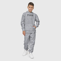 Костюм хлопковый детский FIRM - Always in sports, цвет: меланж — фото 2