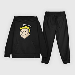 Костюм хлопковый детский Holly vault boy, цвет: черный