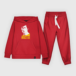 Костюм хлопковый детский Bruce Lee style, цвет: красный