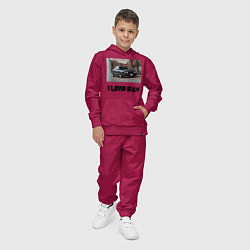 Костюм хлопковый детский E34 Pack, цвет: маджента — фото 2