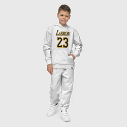 Костюм хлопковый детский Lebron 23, цвет: белый — фото 2