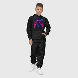 Костюм хлопковый детский Astronaut, цвет: черный — фото 2
