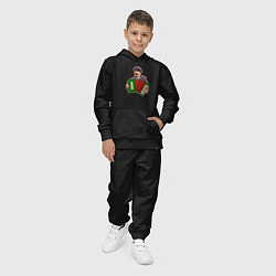 Костюм хлопковый детский Ленин на баяне, цвет: черный — фото 2