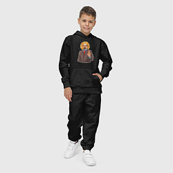 Костюм хлопковый детский Ленин всемогущ, цвет: черный — фото 2