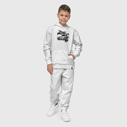 Костюм хлопковый детский Брайан ОКоннер Nissan Skyline R34, цвет: белый — фото 2