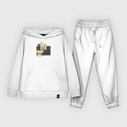 Костюм хлопковый детский Skibidi Toilet Normal Skibidi Toilet, цвет: белый