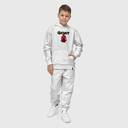 Костюм хлопковый детский GOAT - Mike Tyson, цвет: белый — фото 2