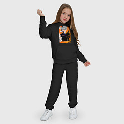 Костюм хлопковый детский КС 2 Азимов, цвет: черный — фото 2