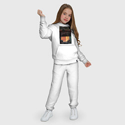 Костюм хлопковый детский Akira Cyberpunk 2077, цвет: белый — фото 2