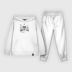 Костюм хлопковый детский Я режиссёр, цвет: белый