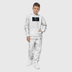Костюм хлопковый детский New flight, цвет: белый — фото 2