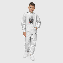 Костюм хлопковый детский Япония - страна восходящего солнца, цвет: белый — фото 2