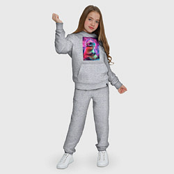 Костюм хлопковый детский Каппи в виртуальном шлеме, цвет: меланж — фото 2