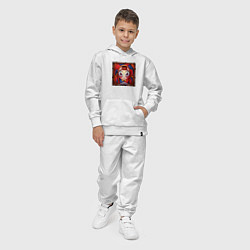 Костюм хлопковый детский Sweet Pomni, цвет: белый — фото 2