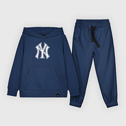 Костюм хлопковый детский New York yankees - baseball logo, цвет: тёмно-синий