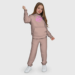 Костюм хлопковый детский Party Barbie, цвет: пыльно-розовый — фото 2