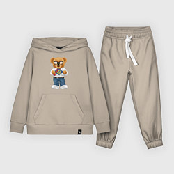 Детский костюм Плюшевый медведь супергерой