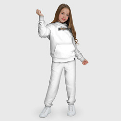 Костюм хлопковый детский Pharita k-girls, цвет: белый — фото 2