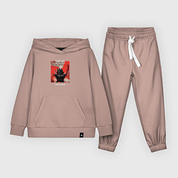 Костюм хлопковый детский Unheilig - Gipfelsturmer, цвет: пыльно-розовый