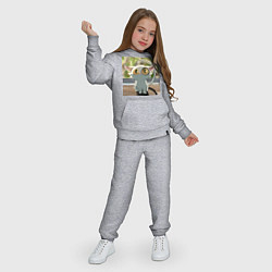 Костюм хлопковый детский Судзумэ закрывающая двери Дайджин, цвет: меланж — фото 2