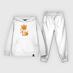 Костюм хлопковый детский Лисёнок лучник, цвет: белый