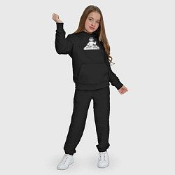 Костюм хлопковый детский Dj style, цвет: черный — фото 2