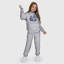 Костюм хлопковый детский Sweet dreams космос, цвет: меланж — фото 2