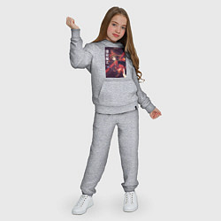 Костюм хлопковый детский Мэгумин, цвет: меланж — фото 2
