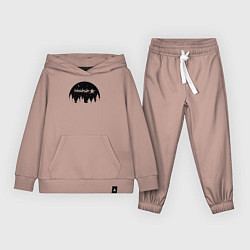 Костюм хлопковый детский Night Santa Claus, цвет: пыльно-розовый