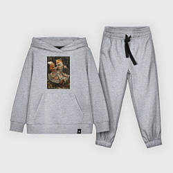 Костюм хлопковый детский Лиса Патрикеевна, цвет: меланж