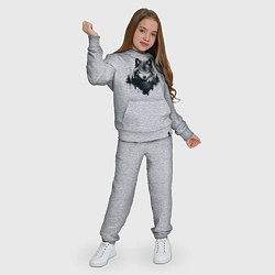 Костюм хлопковый детский Волк и лес, цвет: меланж — фото 2