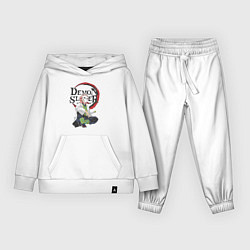 Костюм хлопковый детский Клинок рассекающий демонов Сабито, цвет: белый