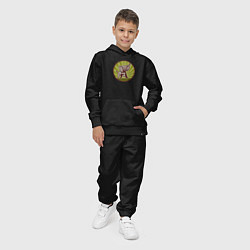 Костюм хлопковый детский Слоник, цвет: черный — фото 2
