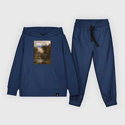 Костюм хлопковый детский Konstantin озеро в лесу, цвет: тёмно-синий