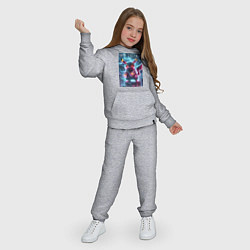 Костюм хлопковый детский Pikachu with a cyber claws - halloween, цвет: меланж — фото 2