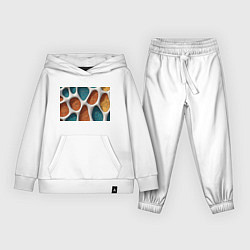 Костюм хлопковый детский Вдохновлено Антонио Гауди, цвет: белый