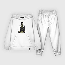 Костюм хлопковый детский Стратегии короля, цвет: белый