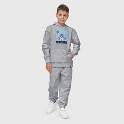 Костюм хлопковый детский New York style, цвет: меланж — фото 2