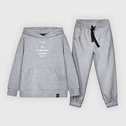 Костюм хлопковый детский Бронкс - Нью-Йорк, цвет: меланж